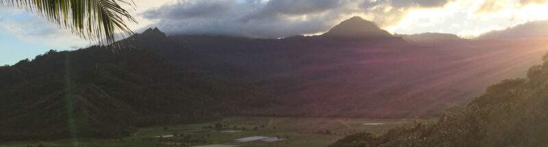Kauai Hanalei Rainbow Taro Fields