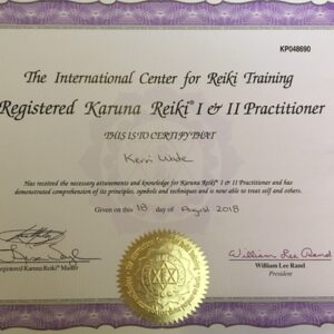 Karuna Reiki Certification