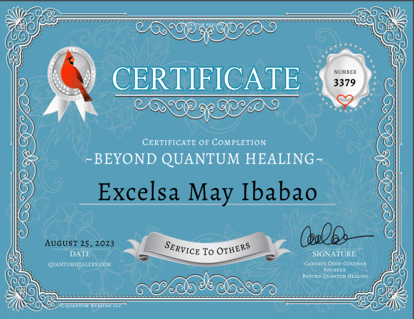 BQH Certificate - Excelsa May Ibabao 